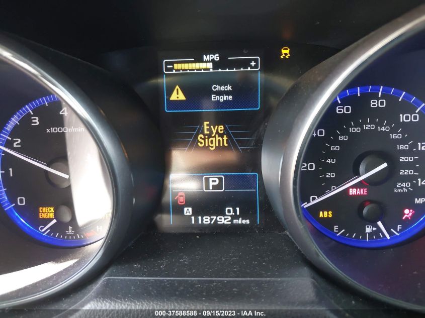 2016 SUBARU OUTBACK 2.5I LIMITED - 4S4BSBNC8G3213655