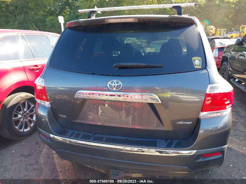2013 TOYOTA HIGHLANDER PLUS/SE - 5TDBK3EH0DS204769