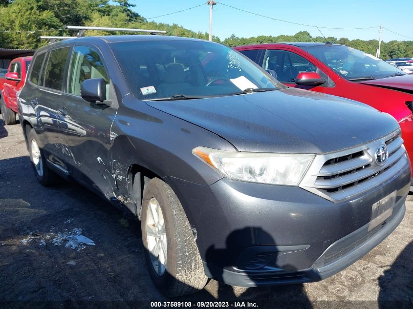 2013 TOYOTA HIGHLANDER PLUS/SE - 5TDBK3EH0DS204769