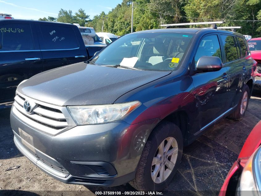 2013 TOYOTA HIGHLANDER PLUS/SE - 5TDBK3EH0DS204769