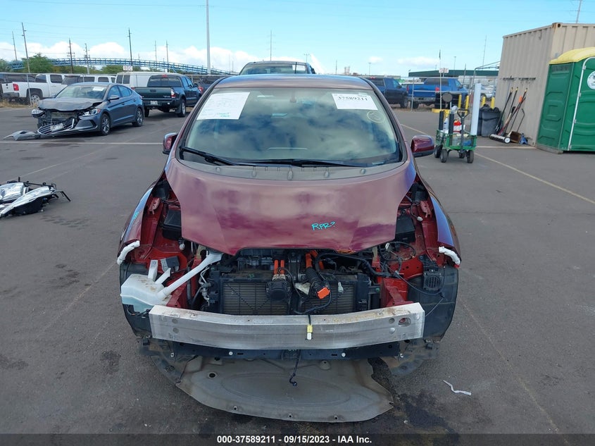 VIN 1N4BZ0CP1HC307135 2017 NISSAN LEAF S