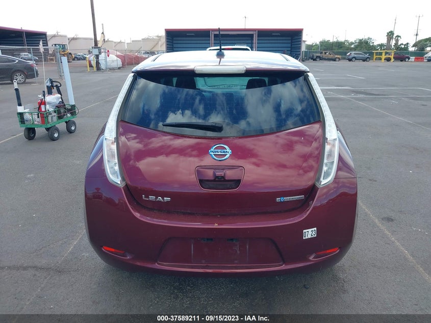 VIN 1N4BZ0CP1HC307135 2017 NISSAN LEAF S