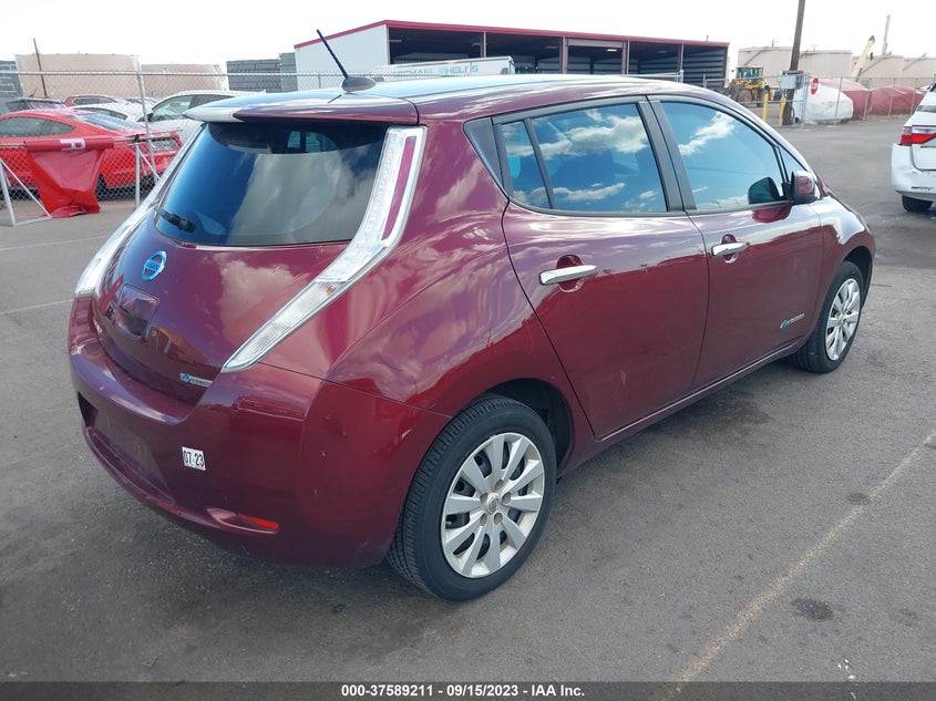 VIN 1N4BZ0CP1HC307135 2017 NISSAN LEAF S