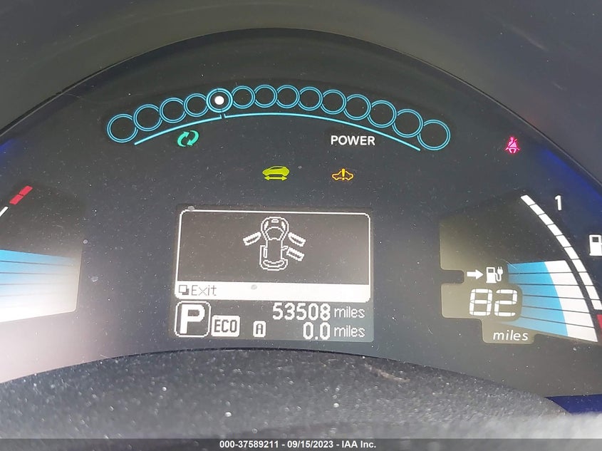 VIN 1N4BZ0CP1HC307135 2017 NISSAN LEAF S