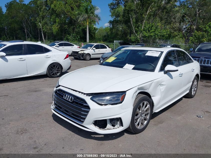 VIN WAUGMAF46LN004335 2020 AUDI A4 PREMIUM
