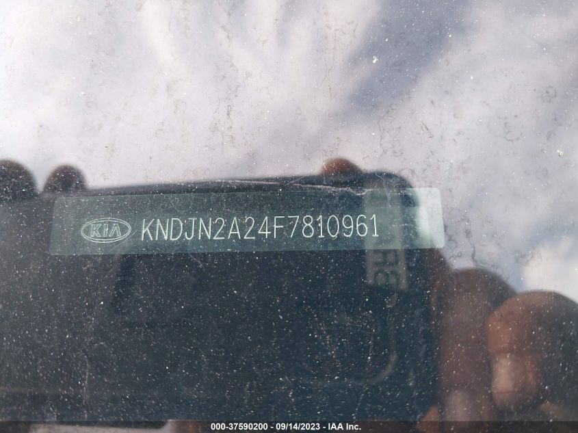 2015 KIA SOUL BASE - KNDJN2A24F7810961