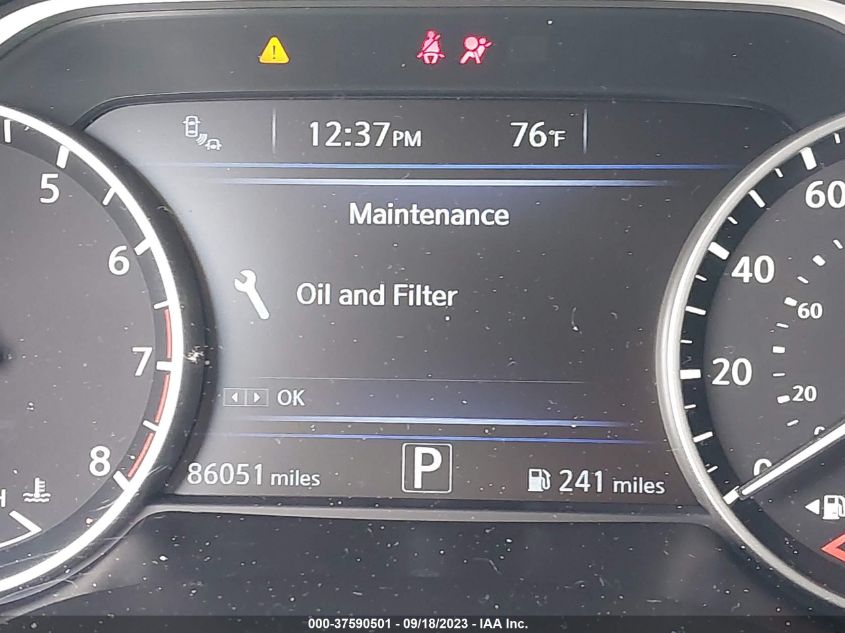 2017 NISSAN MAXIMA SR - 1N4AA6APXHC426469