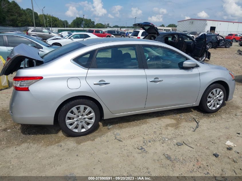 2015 NISSAN SENTRA SR/SL/S/SV/FE+ S - 3N1AB7AP8FL655427