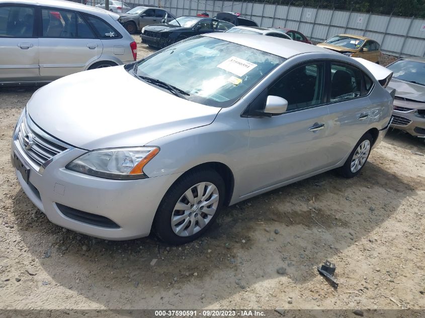 2015 NISSAN SENTRA SR/SL/S/SV/FE+ S - 3N1AB7AP8FL655427