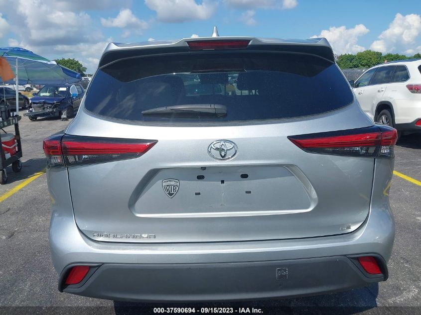 2021 TOYOTA HIGHLANDER L/LE - 5TDZZRAH5MS066701