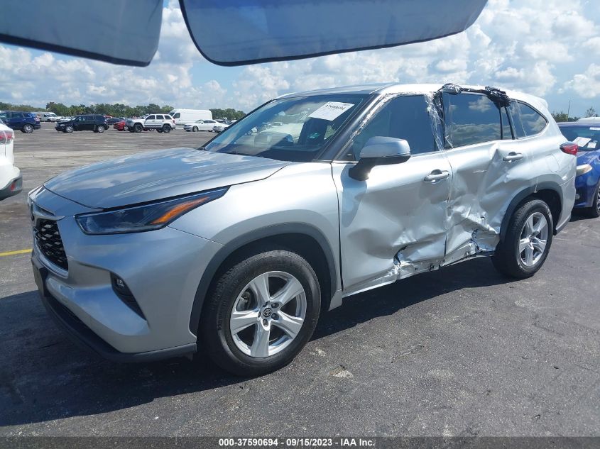 2021 TOYOTA HIGHLANDER L/LE - 5TDZZRAH5MS066701