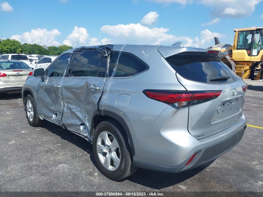 2021 TOYOTA HIGHLANDER L/LE - 5TDZZRAH5MS066701