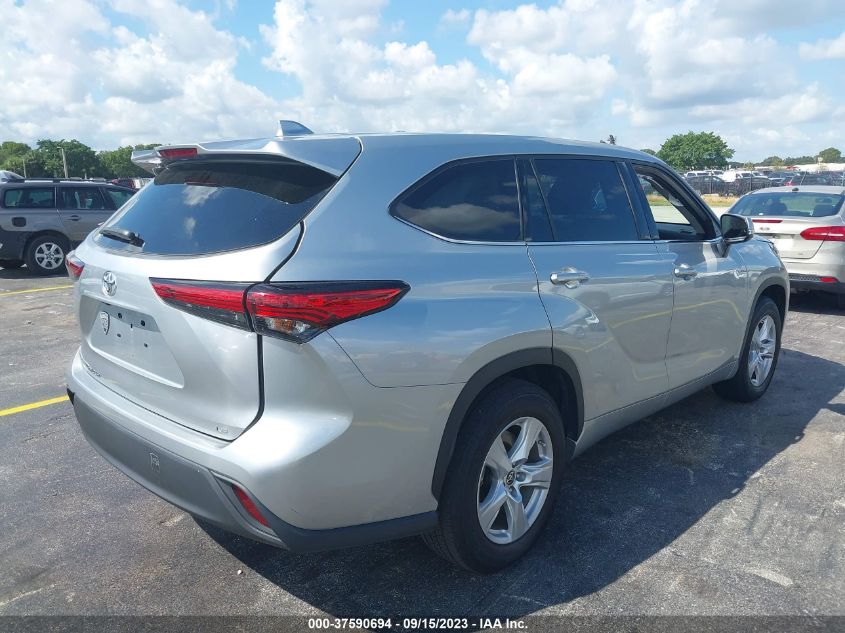 2021 TOYOTA HIGHLANDER L/LE - 5TDZZRAH5MS066701