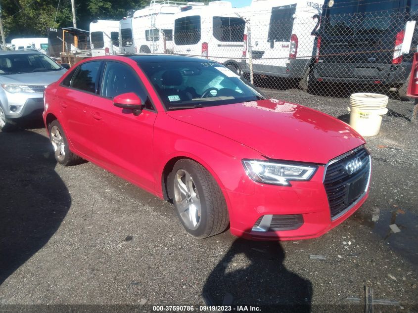 2017 AUDI A3 SEDAN PREMIUM - WAUB8GFF1H1010674