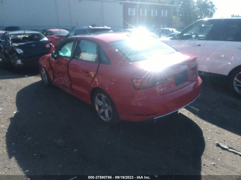 2017 AUDI A3 SEDAN PREMIUM - WAUB8GFF1H1010674
