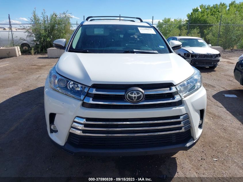 2019 TOYOTA HIGHLANDER LIMITED - 5TDDZRFH3KS995026