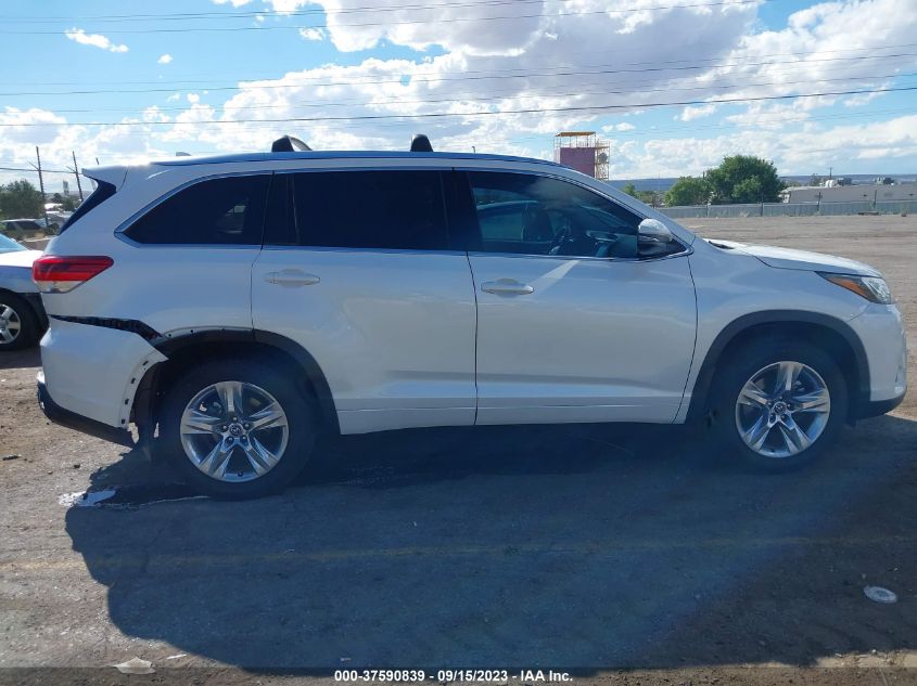 2019 TOYOTA HIGHLANDER LIMITED - 5TDDZRFH3KS995026