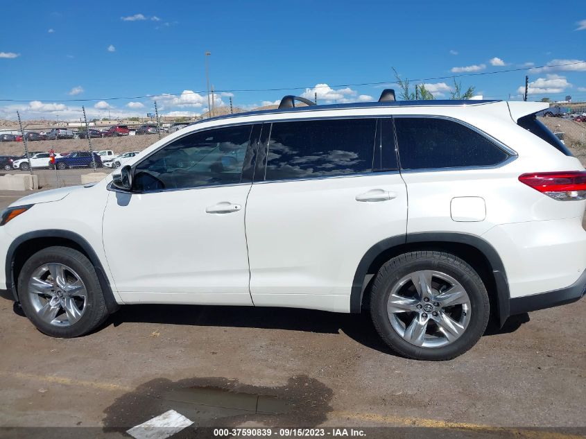 2019 TOYOTA HIGHLANDER LIMITED - 5TDDZRFH3KS995026