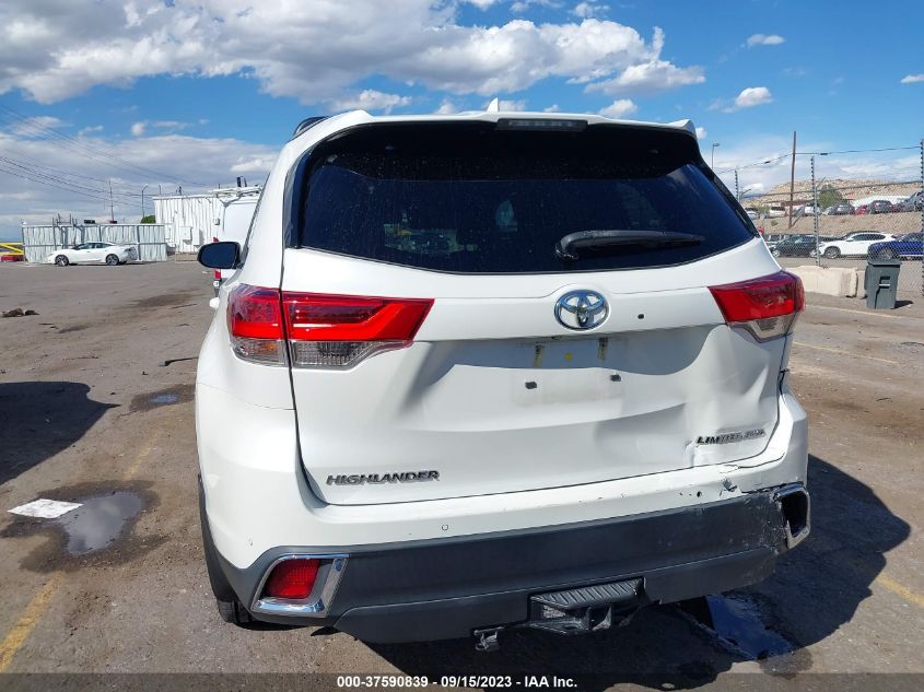 2019 TOYOTA HIGHLANDER LIMITED - 5TDDZRFH3KS995026