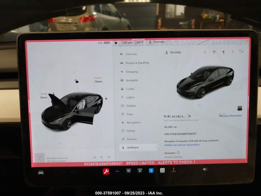 2021 TESLA MODEL 3 STANDARD RANGE PLUS - 5YJ3E1EA9MF098037
