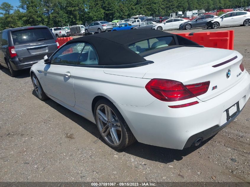 2016 BMW 6 SERIES 640I WBA6F1C52GGT83198