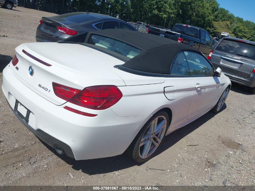 2016 BMW 6 SERIES 640I WBA6F1C52GGT83198