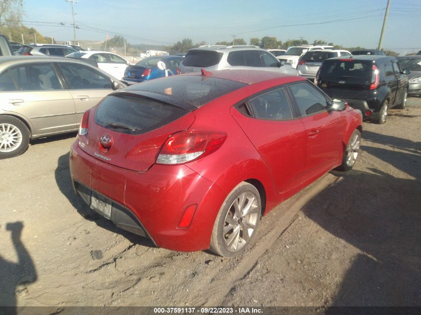 2016 HYUNDAI VELOSTER - KMHTC6AD1GU258843