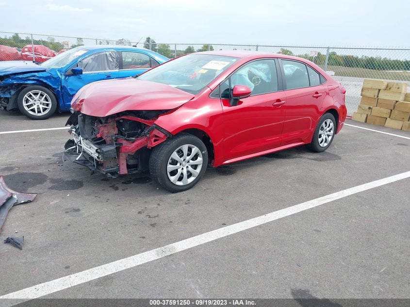 VIN 5YFEPMAE8MP180648 2021 TOYOTA COROLLA LE
