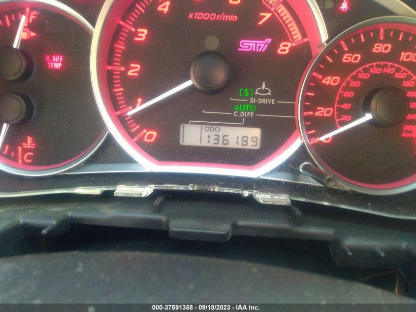 2013 SUBARU IMPREZA WAGON WRX WRX STI JF1GR8H66DL810979