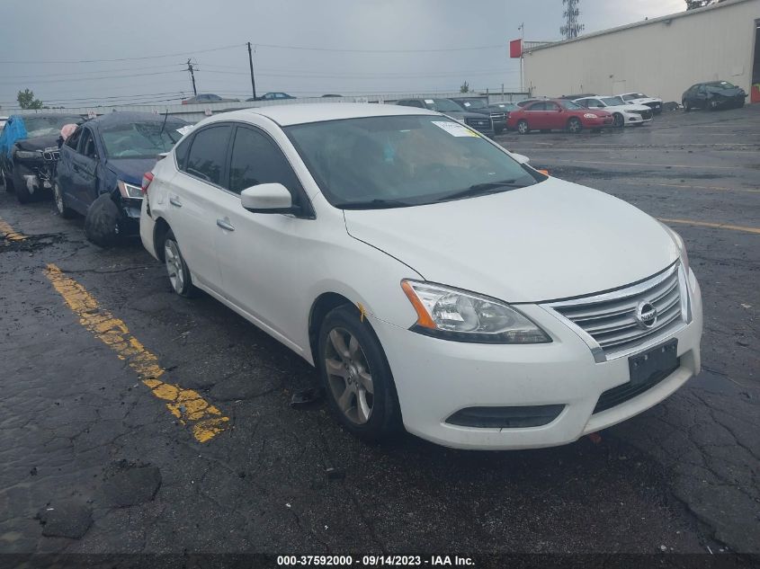 2014 NISSAN SENTRA S/FE+ S/SV/FE+ SV/SR/SL - 3N1AB7AP0EL616314