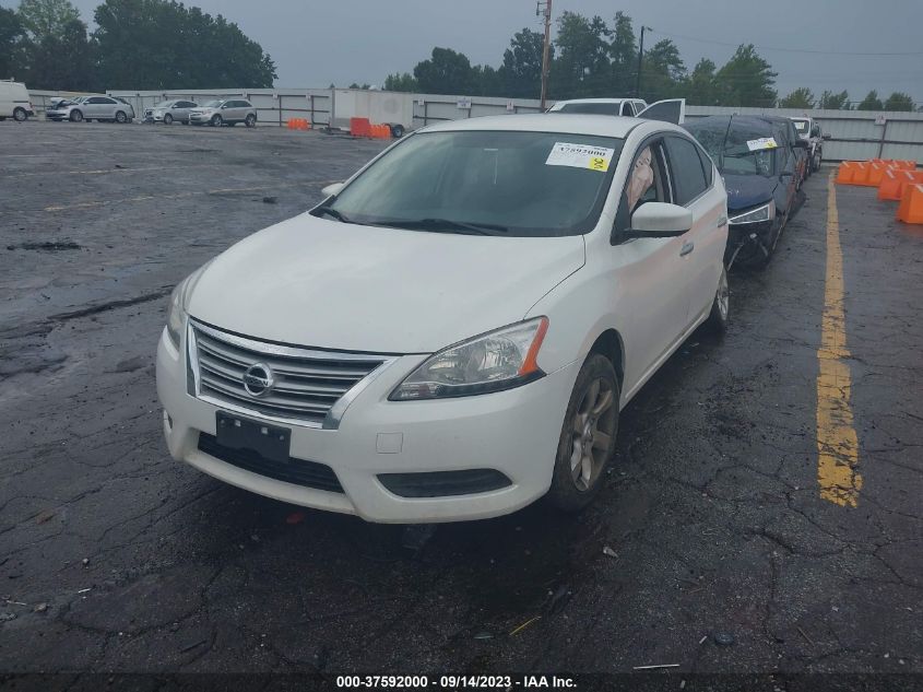 2014 NISSAN SENTRA S/FE+ S/SV/FE+ SV/SR/SL - 3N1AB7AP0EL616314