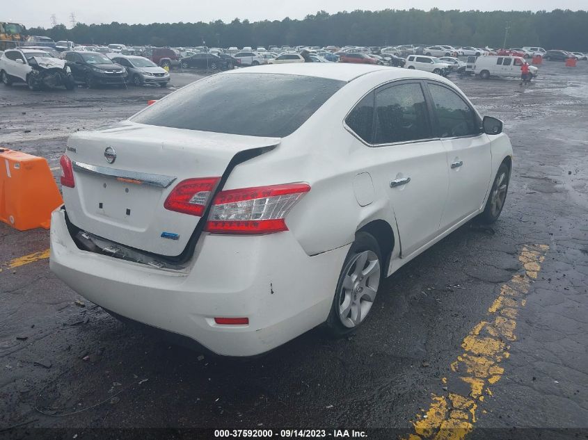 2014 NISSAN SENTRA S/FE+ S/SV/FE+ SV/SR/SL - 3N1AB7AP0EL616314