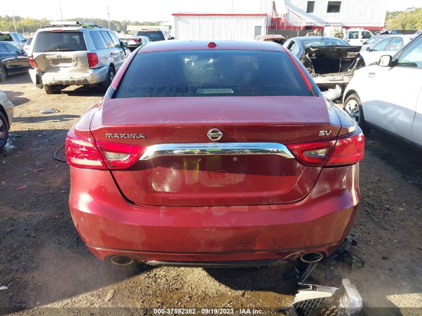 2017 NISSAN MAXIMA SV - 1N4AA6AP9HC375952