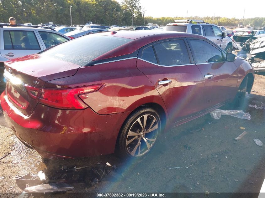 2017 NISSAN MAXIMA SV - 1N4AA6AP9HC375952