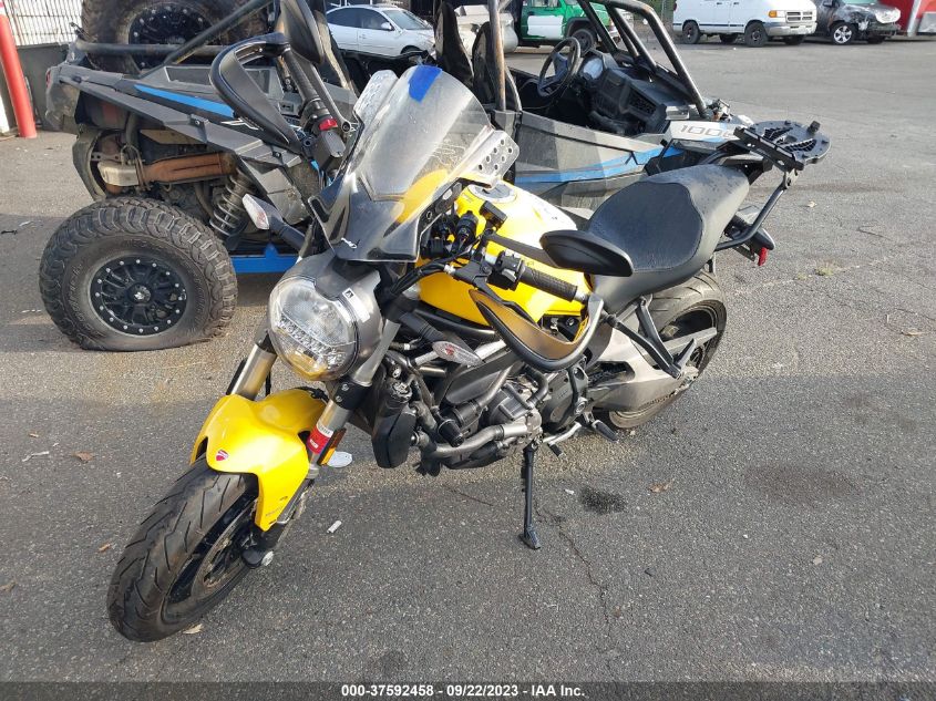 2018 DUCATI MONSTER 821 - ZDMMACLS7JB002917