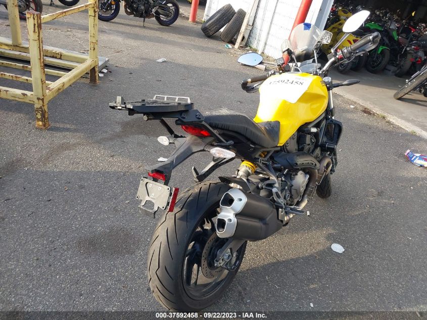 2018 DUCATI MONSTER 821 - ZDMMACLS7JB002917