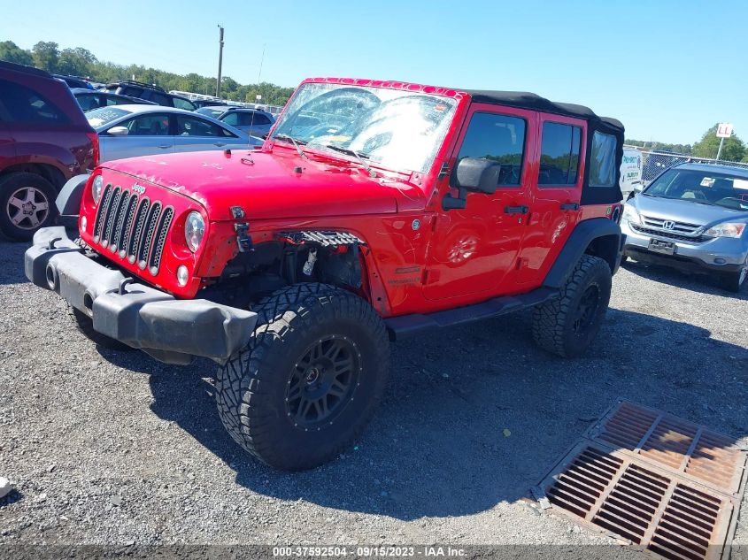 2015 JEEP WRANGLER UNLIMITED SPORT - 1C4BJWDG8FL769286