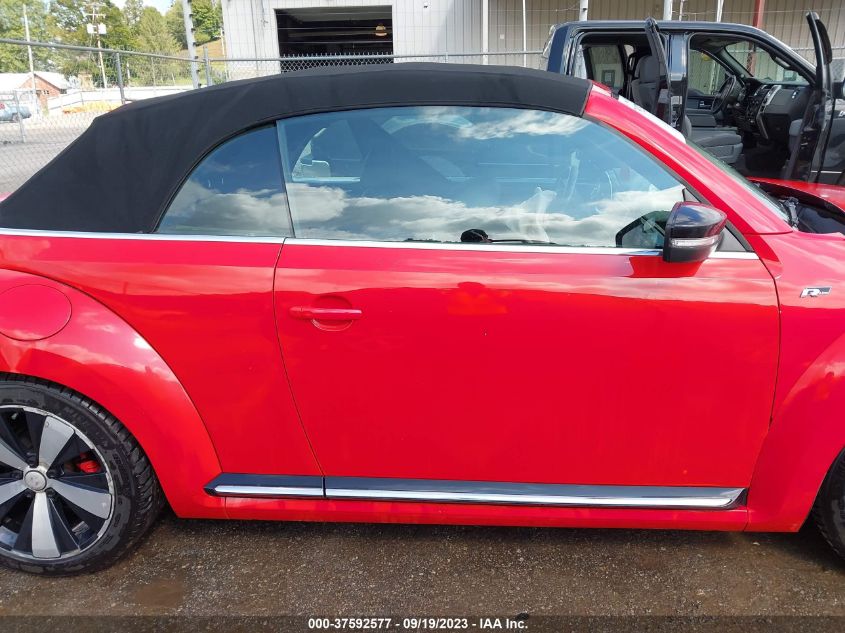 2014 VOLKSWAGEN BEETLE 2.0T R-LINE - 3VW7T7ATXEM818988