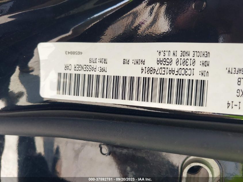 2014 DODGE DART SE - 1C3CDFAA1ED748014