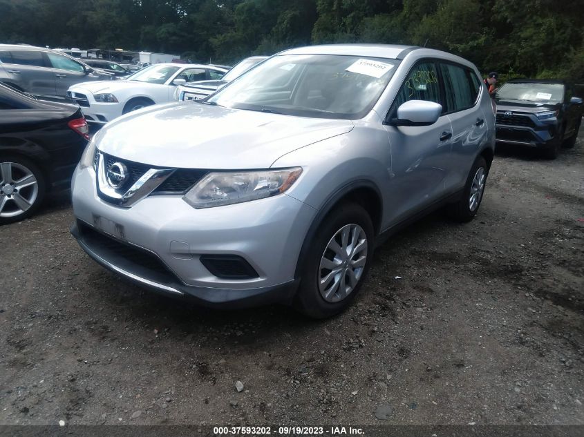 2016 NISSAN ROGUE S/SL/SV - KNMAT2MV6GP651065
