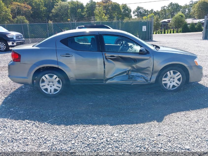 2013 DODGE AVENGER SE - 1C3CDZAB1DN540671