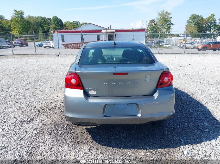 2013 DODGE AVENGER SE - 1C3CDZAB1DN540671