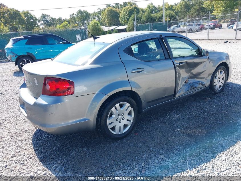2013 DODGE AVENGER SE - 1C3CDZAB1DN540671