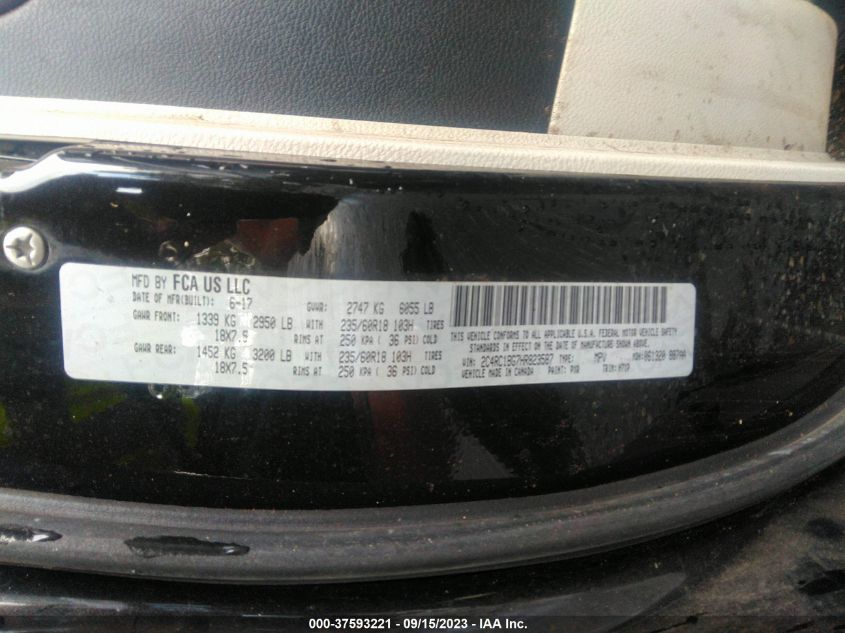 2017 CHRYSLER PACIFICA TOURING PLUS - 2C4RC1BG7HR823587