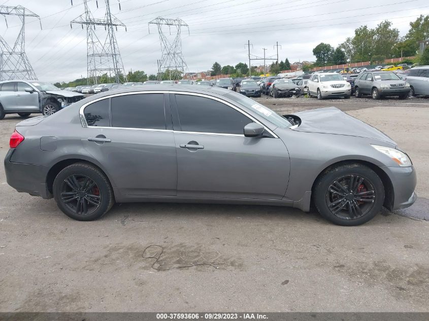 2013 INFINITI G37 SEDAN X JN1CV6AR0DM762907