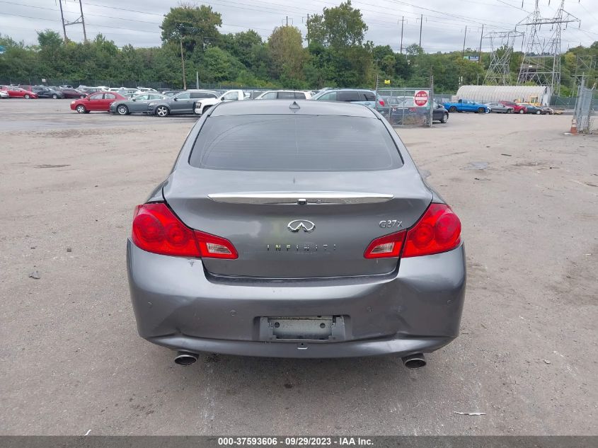 2013 INFINITI G37 SEDAN X JN1CV6AR0DM762907