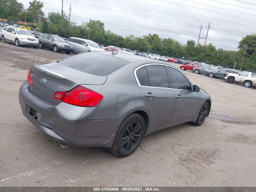2013 INFINITI G37 SEDAN X JN1CV6AR0DM762907
