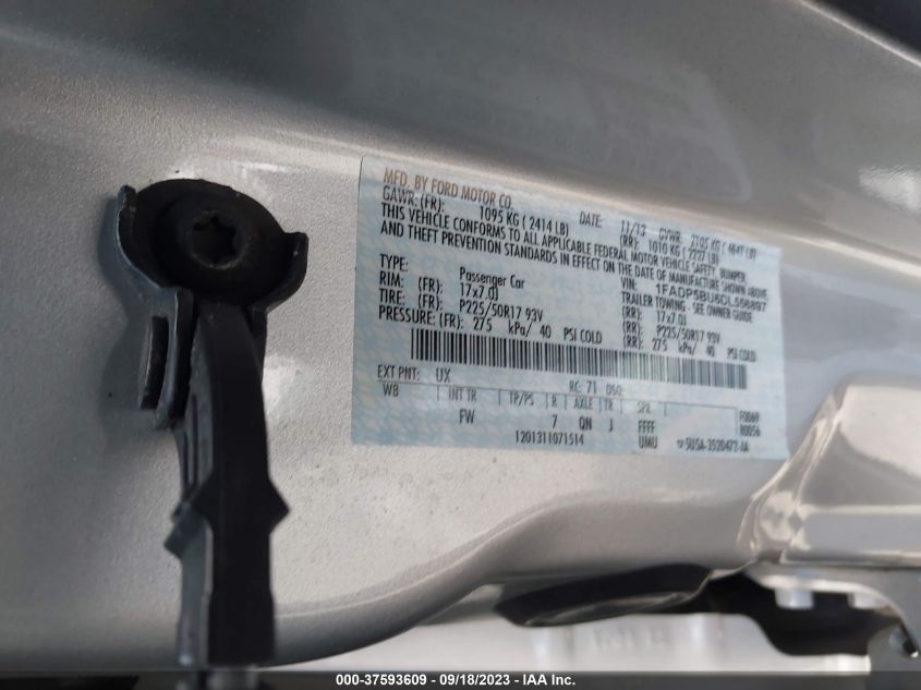 2013 FORD C-MAX HYBRID SEL - 1FADP5BU6DL556897