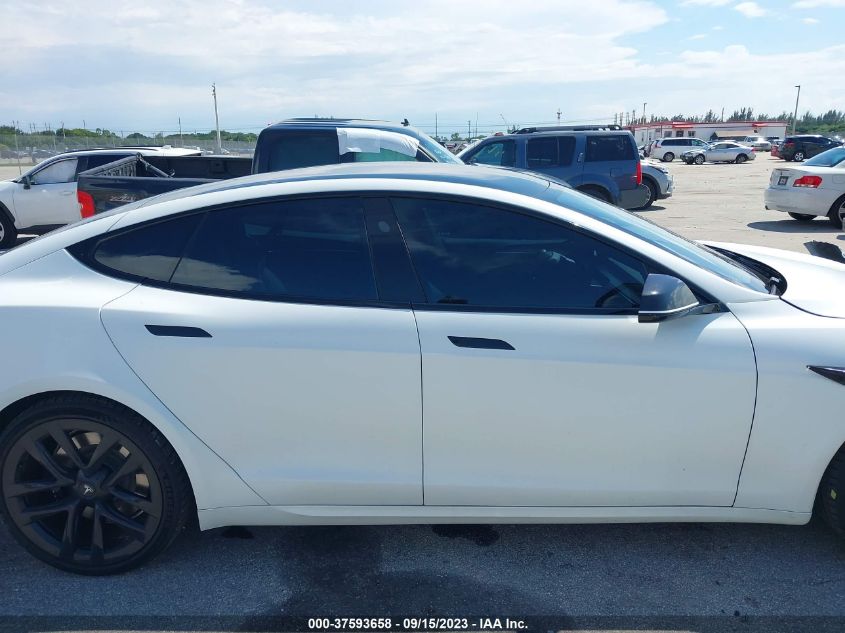 2022 TESLA MODEL S PLAID - 5YJSA1E68NF486302