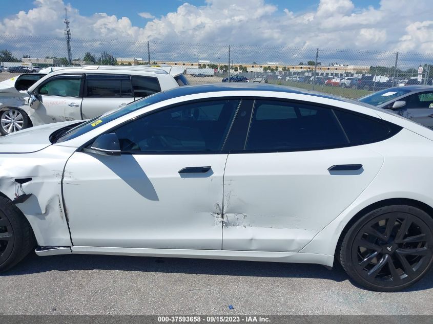 2022 TESLA MODEL S PLAID - 5YJSA1E68NF486302